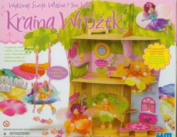 Kraina Wróżek. Wykonaj swoje własne mini lalki [ZABAWKA]