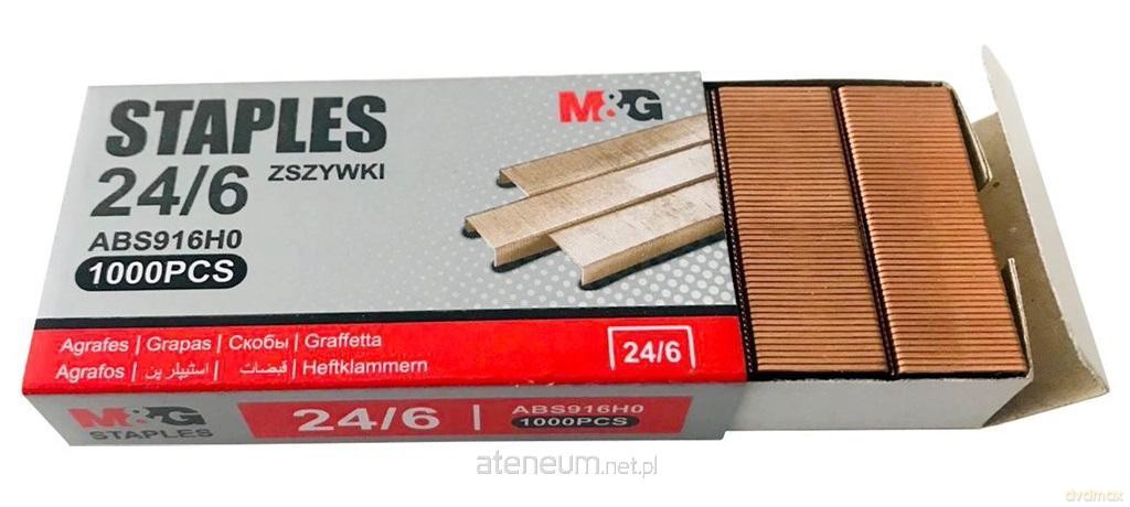 Zszywki galwanizowane 24/6 1000 szt