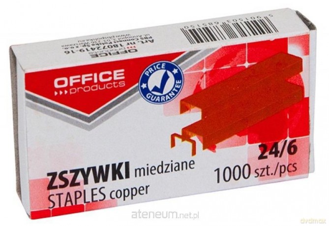 Zszywki miedziane 1000 szt