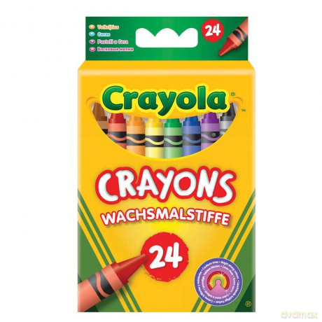 Kredki Świecowe 24 Szt. [ZABAWKA]