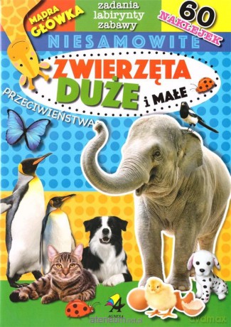 Zwierzęta duże i małe. Zadania labirynty zabawy [KSIĄŻKA]