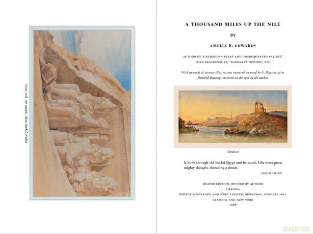 A Thousand Miles Up The Nile - Amelia B. Edwards [KSIĄŻKA]