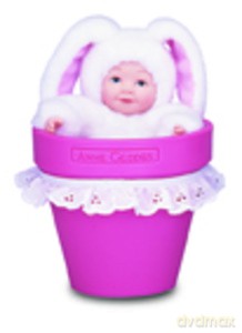 Lalka Anne Geddes Króliczek W Doniczce 6" [ZABAWKA]