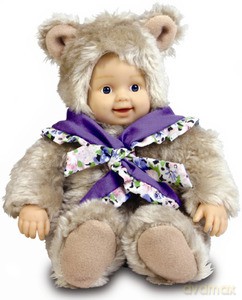 Lalka Anne Geddes Miś Z Apaszką 9" [ZABAWKA]