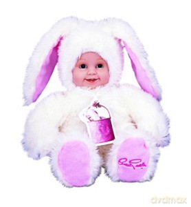 Lalka Anne Geddes Siedzący Króliczek 6" [ZABAWKA]