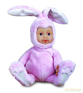 Lalka Anne Geddes Siedzący Króliczek 9" [ZABAWKA]