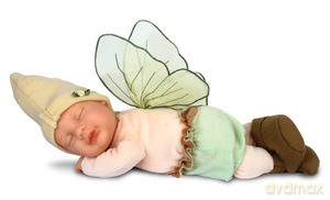 Lalka Anne Geddes Śpiąca Wróżka Skrzat 12" [ZABAWKA]