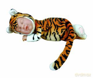 Lalka Anne Geddes Śpiący Tygrys 15" [ZABAWKA]