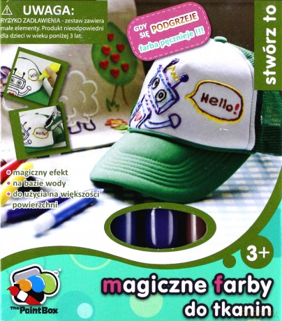 Magiczne farby do tkanin 6 szt. [ZABAWKA]
