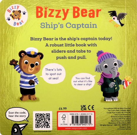 Bizzy Bear Ships Captain - Benji Davies [KSIĄŻKA]