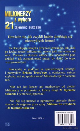 Milionerzy z wyboru. 21 tajemnic sukcesu (dodruk 2012) - Tracy Brian [KSIĄŻKA]