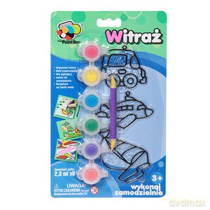 Mini Witraż - Pojazdy [ZABAWKA]