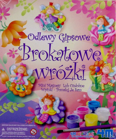 Odlewy gipsowe - Brokatowe wróżki [ZABAWKA]