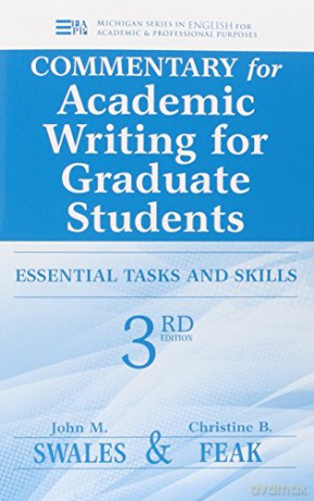 Commentary For Academic Writing For Grad - John M. Swales [KSIĄŻKA]