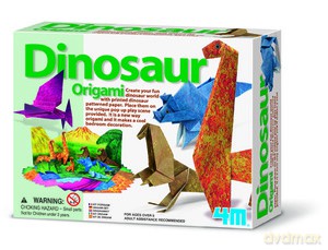 Origami Dinozaury (Dinosaur Origami) [ZABAWKA]