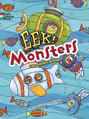 Eek Monsters Coloring Book - Julie Miner [KSIĄŻKA]