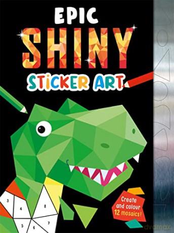 Epic Shiny Sticker Art - Igloo Books [KSIĄŻKA]