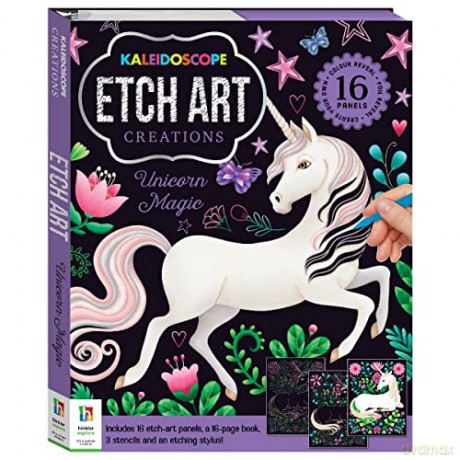 Etch Art Unicorn Magic [KSIĄŻKA]