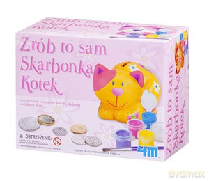Skarbonka Kotek. Zrób To Sam [ZABAWKA]