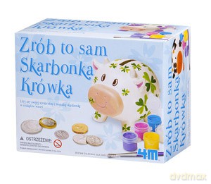 Skarbonka Krówka. Zrób To Sam [ZABAWKA]