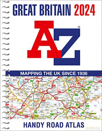 Great Britain A-Z Handy Road Atlas 2024 - A-Z maps [KSIĄŻKA]