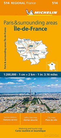 Ile De France Michelin - Michelin [KSIĄŻKA]