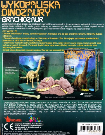 Wykopaliska - Brachiozaur Zostań paleontologiem [ZABAWKA]