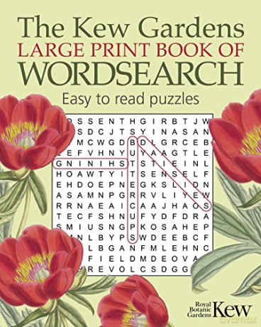Kew Gardens Large Print Book/Wordsearch - Eric Saunders [KSIĄŻKA]