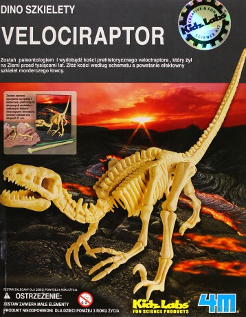 Wykopaliska - Velociraptor Zostań paleontologiem  [ZABAWKA]