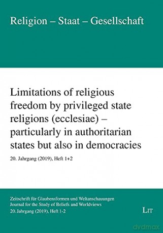 Limitations Of Religious Freedom By Priv - Gerhard Besier [KSIĄŻKA]