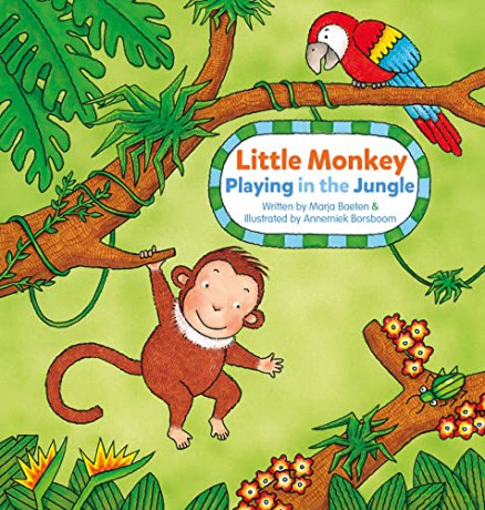 Little Monkey. Playing In The Jungle - Marja Baeten [KSIĄŻKA]