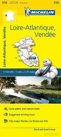 Map 1316 Loire Atlantique Vende [KSIĄŻKA]