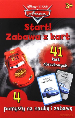 Auta. Start! Zabawa z Kart (karty obrazkowe do nauki i zabawy) (Disney) [KSIĄŻKA]