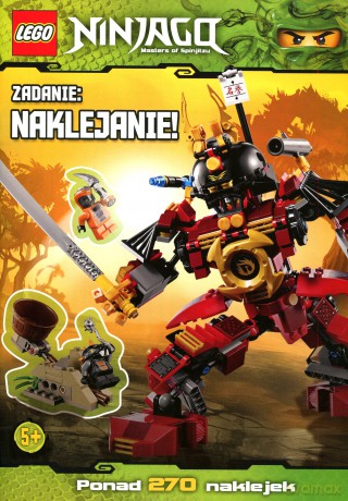 Lego Ninjago. Zadanie Naklejanie [KSIĄŻKA]