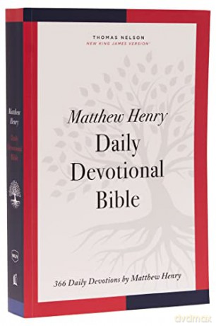 Nkjv Matthew Henry Daily Devotional Bibl - Bibles - Thomas Nelson [KSIĄŻKA]