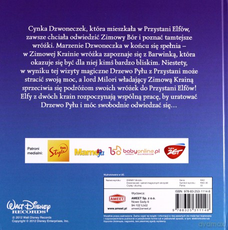 Dzwoneczek i Sekret Magicznych Skrzydeł [KSIĄŻKA]+[CD]