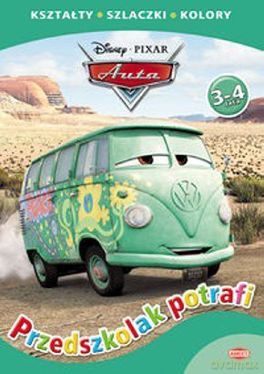 Auta. Kształty. Szlaczki. Kolory. 3-4 Lat (Disney) [KSIĄŻKA]