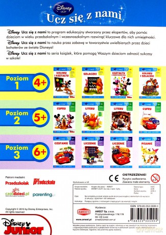 Klub Przyjaciół Myszki Miki. Cyfry. Poziom 2, Od 5 Lat (Disney) [KSIĄŻKA]