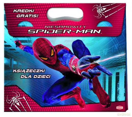 Niesamowity Spider-Man. Książeczki dla dzieci. Kredki gratis! [KSIĄŻKA]
