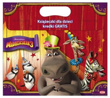 Madagaskar 3. Książeczki dla dzieci. Kredki Gratis! [KSIĄŻKA]