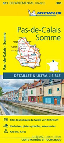 Pas De Calais Somme Michelin/Map 301 - Michelin [KSIĄŻKA]