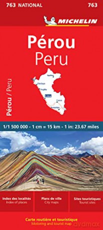 Peru Michelin National Map 763 - Michelin [KSIĄŻKA]