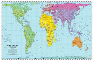 Peters Projection Map World View - WorldView [KSIĄŻKA]