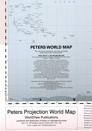 Peters Projection Map World View - WorldView [KSIĄŻKA]