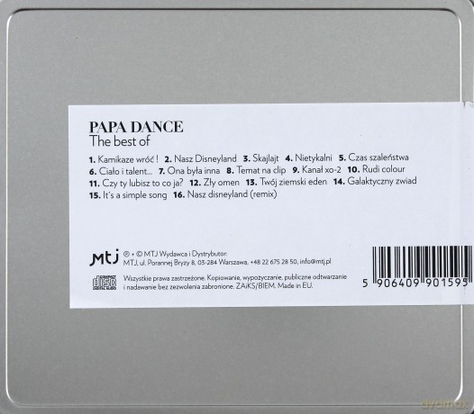 Papa Dance: The Best (metalbox) [CD]
