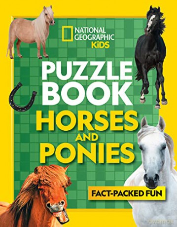 Puzzle Book Horses And Ponies - National Geographic Kids [KSIĄŻKA]