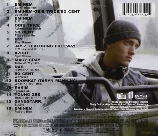 8 Mile (Music From And Inspired By The Motion Picture) soundtrack (8 Mila) (Eminem) [CD]