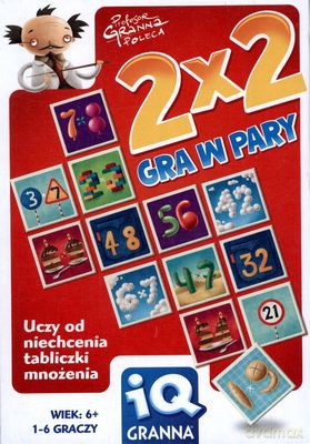 2x2 Gra W Pary Iq Granna Tw [GRA PLANSZOWA]