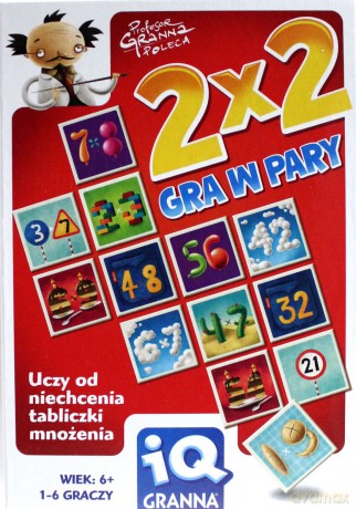 2x2 Gra W Pary Iq Granna Tw [GRA PLANSZOWA]