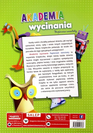 Akademia Wycinania Papierowe Warsztaty - Marcelina Grabowska-Piątek [KSIĄŻKA]